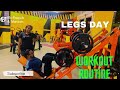 Legs day workout  our routine   lift heavy to grow big