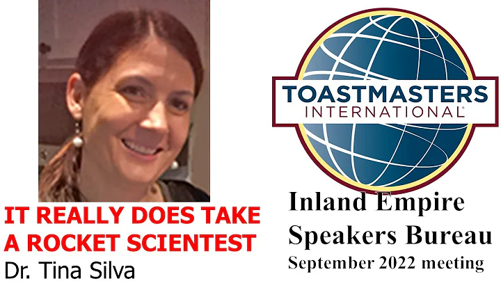 IT REALLY DOES TAKE A ROCKET SCIENTIST - DR. TINA ...