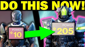 The FASTEST WAY TO LEVEL UP in Destiny 2! (Get 200+ Power EASY!)