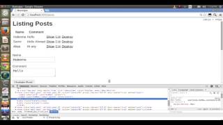 ajax on rails 8-1(Editing row on the index)(Arabic)