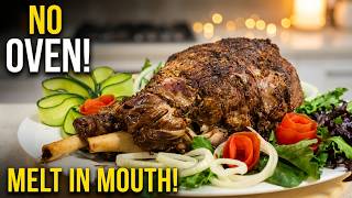 Mutton Leg Steam Roast Without Oven || Raan Steam Roast