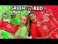 RED VS GREEN FIDGET SHOPPING AT TARGET with PurpleStars02!!💚🍉❤️