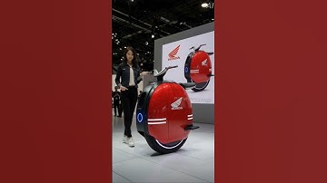 Unreal Tech! #timcook on the H1+ #honda One Wheel Motorcycle #automobile #japan #aiart #robot#shorts