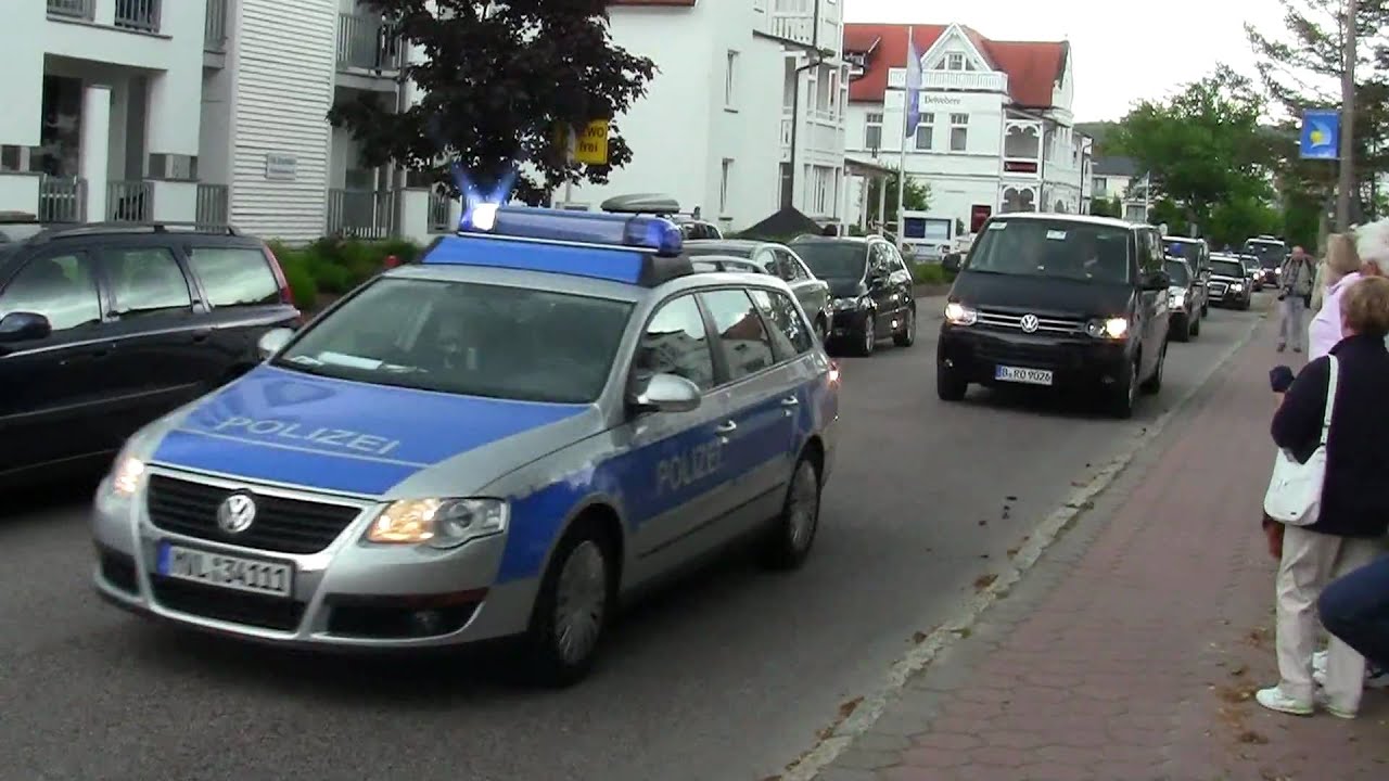 Angela Merkel & Mette Marit + Haakon - Kolonne Rügen