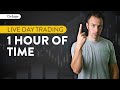 Live day trading  1 hour time investment