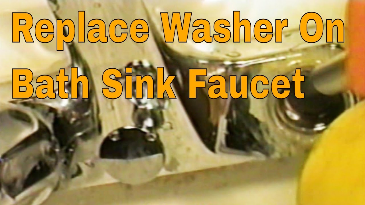 Replace Washer On Bath Sink Faucet 👍👍👍