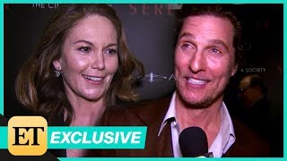 Diane Lane Reacts to Matthew McConaughey Admitting He Once Had a 'Crush' On Her(Exclusive)