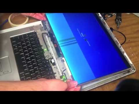 Attempt to fix laptop screen lines - Inspiron 9300 screen lines