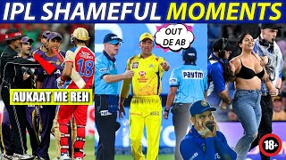 12 Shameless &amp; Disrespectful Moments in IPL/Cricket 😡😡 | Virat Kohli,Ms Dhoni Shameless Moments