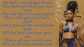 Chloe x Halle ~ Baby Girl ~ Lyrics