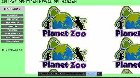Perancangan Sistem Informasi Penitipan Hewan Peliharaan Pada Petshop Planet Zoo Berbasis Java