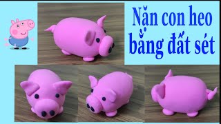 How to make a Pig with Clay | Clay Animals | DIY