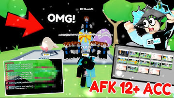 OMG! 🥳 I AFK WITH 12 ACCOUNTS & HATCHED THIS… in Bubble Gum Simulator INFINITY!