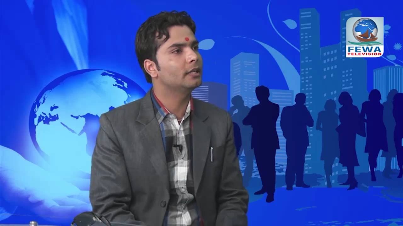 Rudra Parsad Aryal at FEWA TELEVISION l Medium Resolution