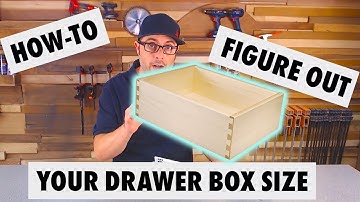 How to Figure Out Your Drawer Box Size for Undermount Drawer Slides