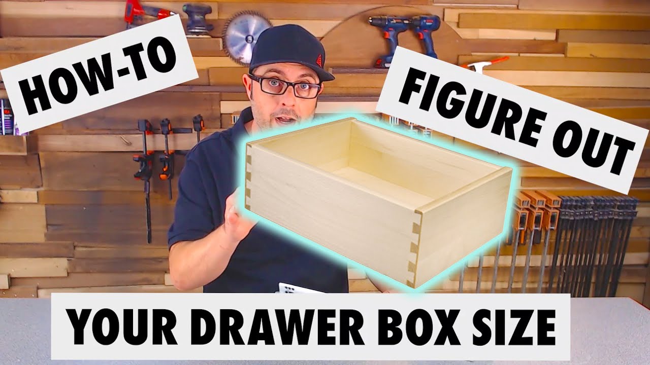 How to Figure Out Your Drawer Box Size for Undermount Drawer Slides 