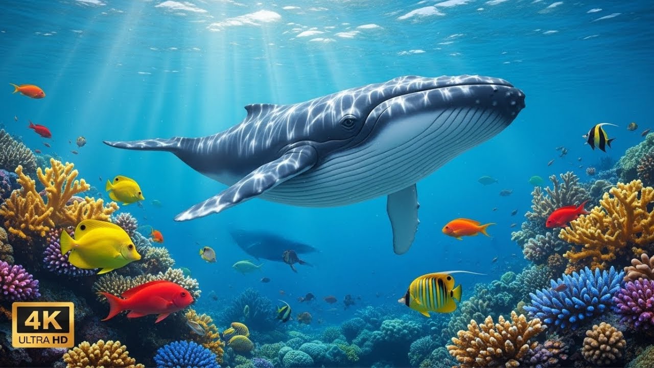 Ocean Color Symphony 8K | Ultra HD Sea Animals for Pure Relaxation