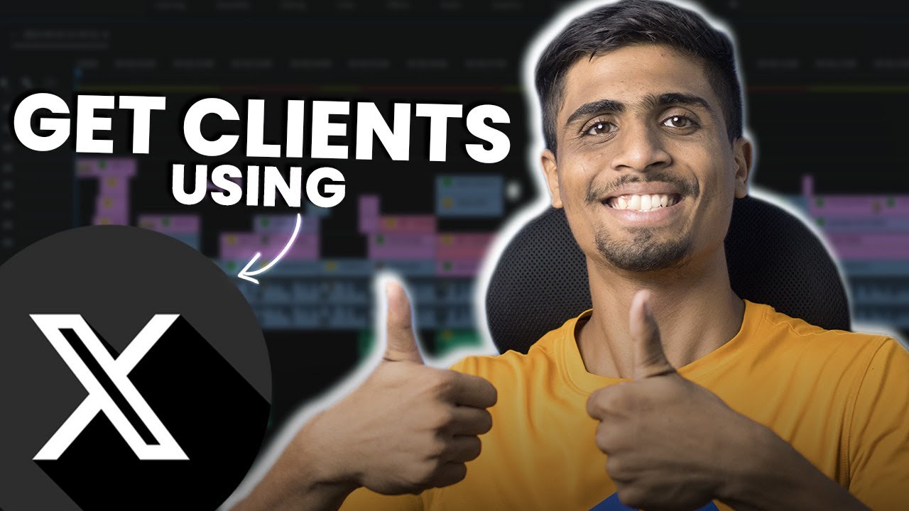 Learn To Get VIDEO EDITING CLIENTS USING X, Twitter