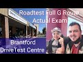 BRANTFORD Full G Route and Actual Exam Drivetest Centre