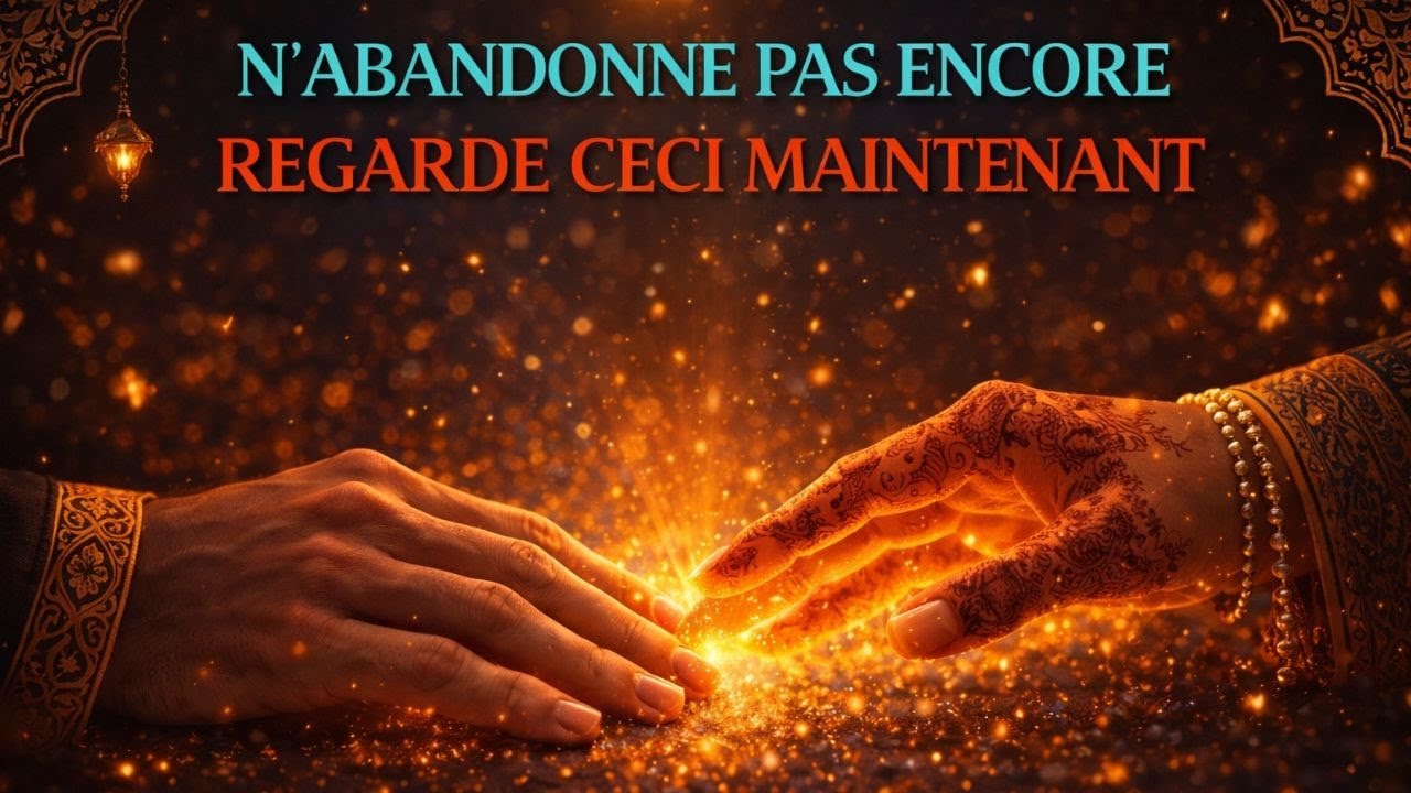 Allah te parle : Ne perds pas espoir pour la relation que ton cœur attend – écoute ce message
