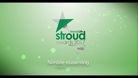 Nimble Elearning, Business of the Year, Stroud Life Awards 2017