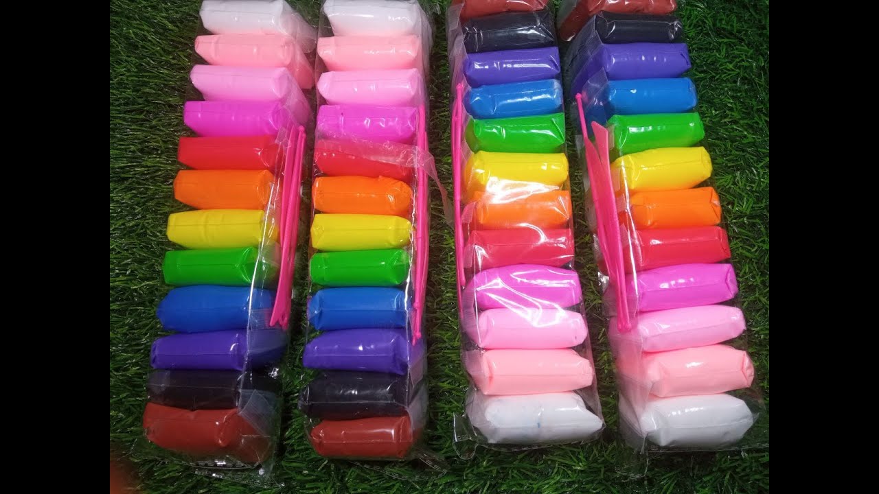 ASMR  ASMR*ASMR*ASR*BUCKETS WITH COLORED NOLYMER CLAY BAGS