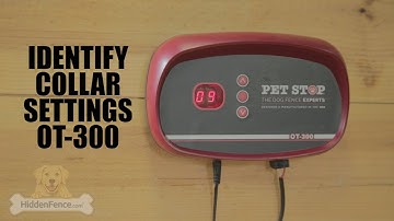 OT300 Identify Collar Settings