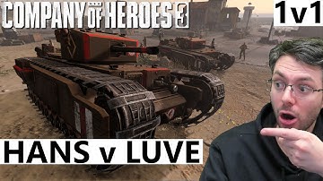 Hans(WEHR) vs Luve(BRITS) 1v1- Company of Heroes 3