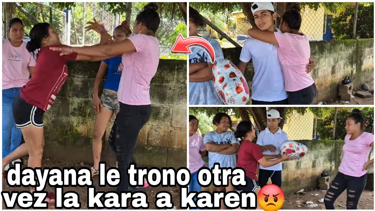 Karen con globlos llego a enamorar a elias y dayana empvtada le las trono en la c4ra|vergueo😡