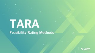 VisualPro TARA -  Feasibility Rating Methods
