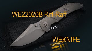 WE22020B Riff-Raff от WE Knife  #4K #WEKnife #WEKnives #MatthewChristensen