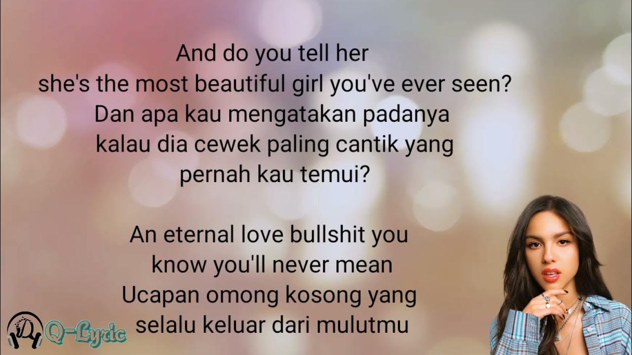 Happier Olivia Rodrigo (lirik dan terjemahan) YouTube