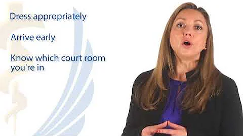 Giving evidence in a criminal court  Tips and advi...