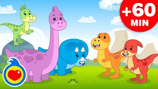 Five Little Dinos ?? | Classic Nursery Rhyme Mix | ♫ Plim Plim | Pre-K (+ 60 min)