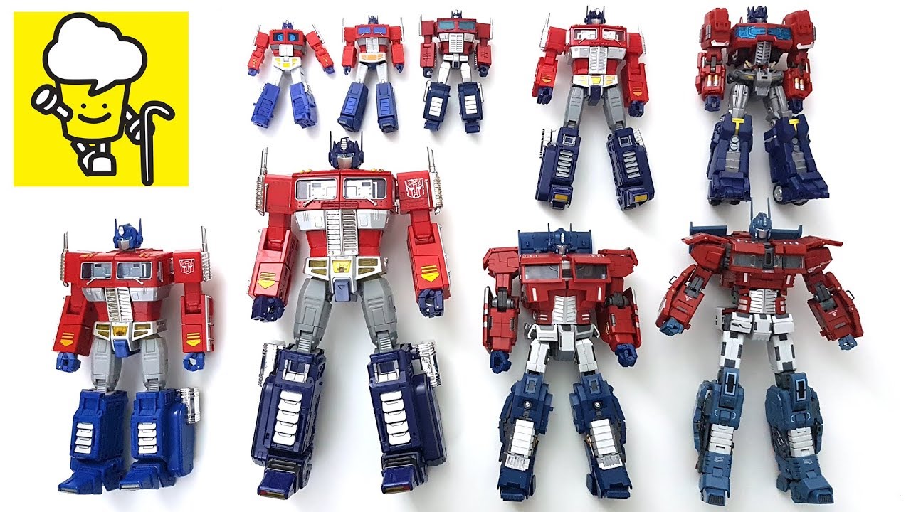 Optimus Prime G1 Convoy With Different Brand Masterpiece Generation Toy Youtube