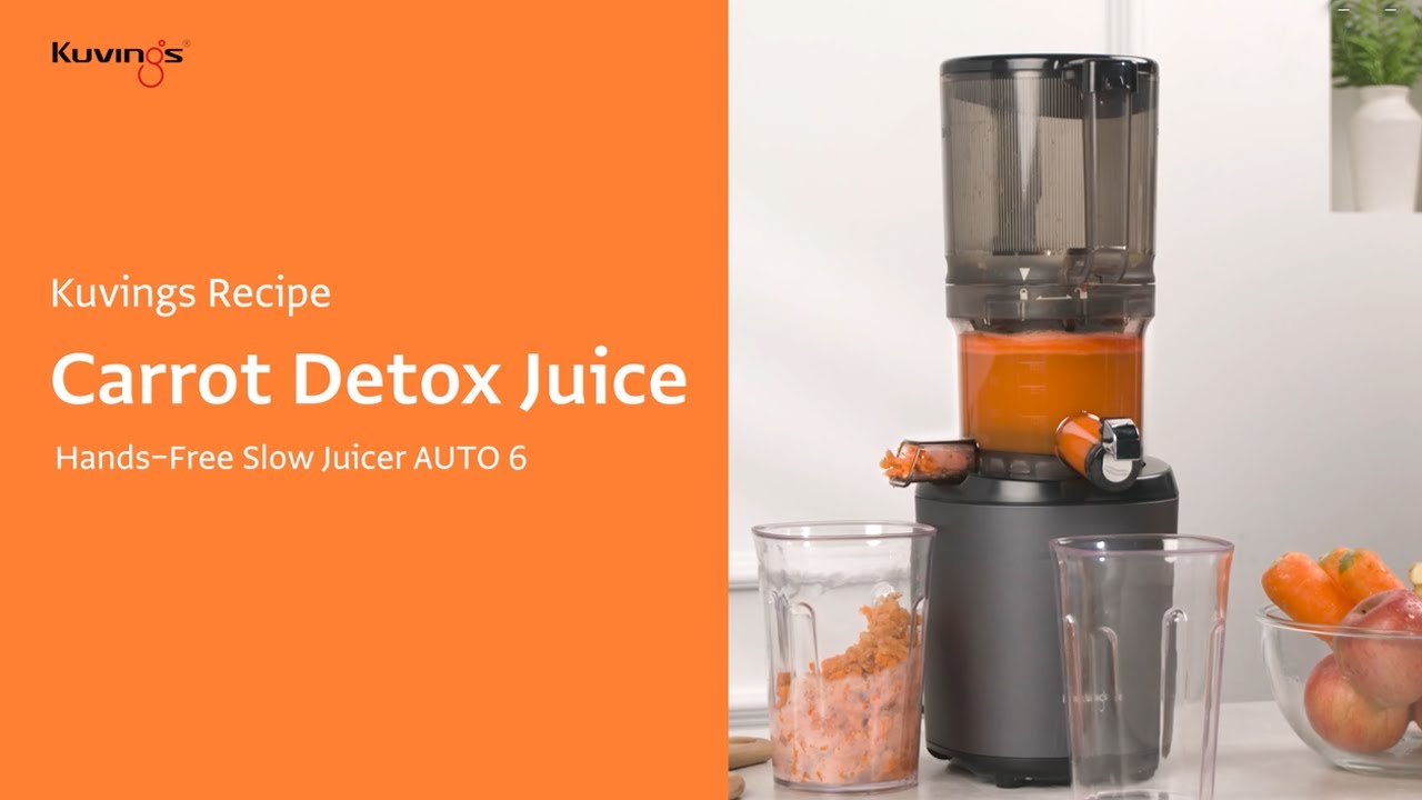 Kuvings AUTO6  Carrot Detox Juice Recipe