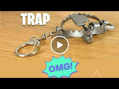 MINIATURE BEAR TRAP 😱⚠️