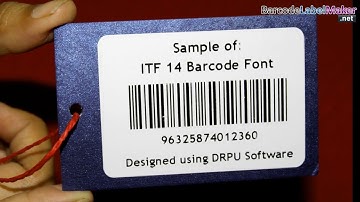 Steps to design linear barcode with ITF 14 barcode font using DRPU Barcode Generator Software