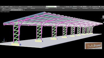 Upload วิดีโอสอนเขียนแบบ AutoCAD 3D เขียนโรงจอดรถโครง Truss ตั้งแต่เริ่มต้นจนจบ   by วันชัยติวเตอร์