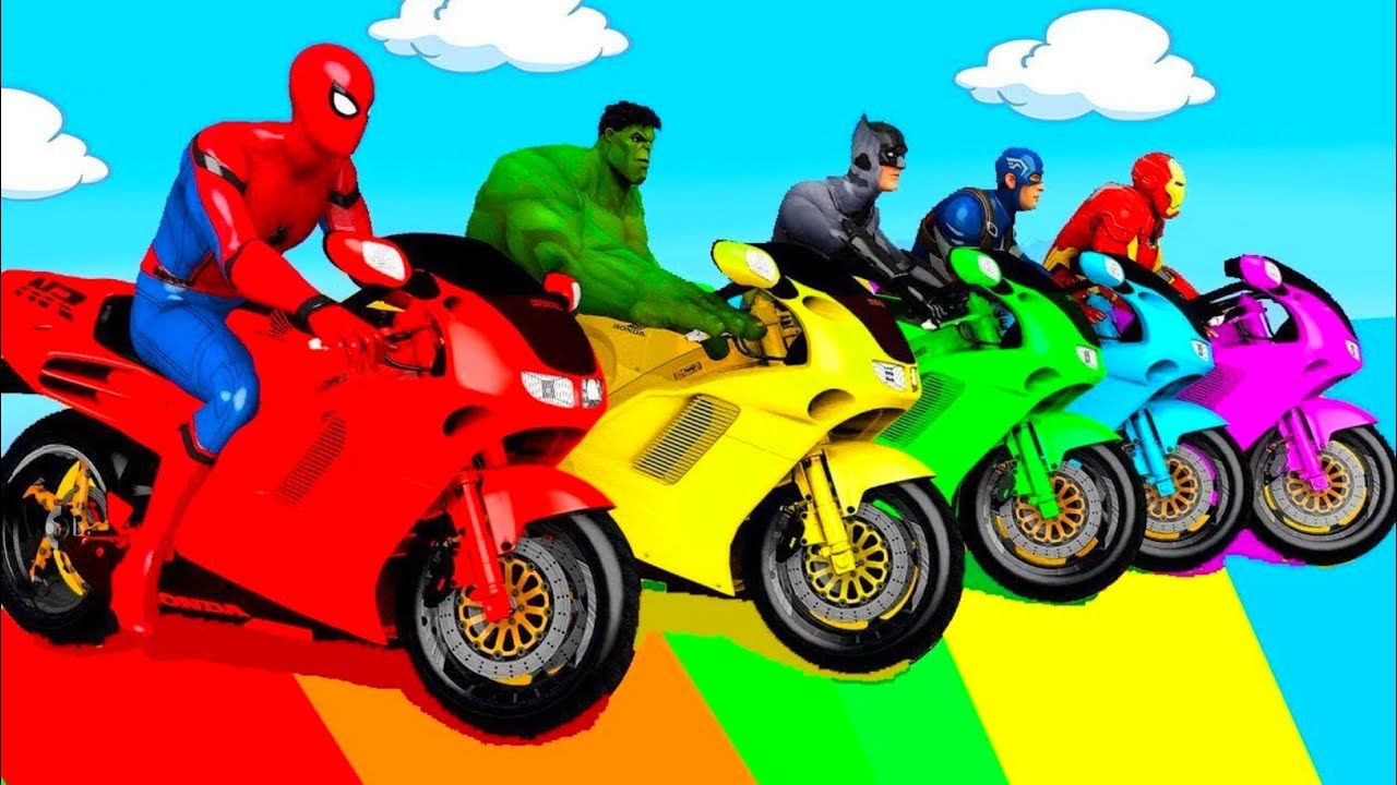 الرجل العنكبوت انقاذ باتمان Spider-Man Rescue batman vs iron man vs venom funny Game GTA 5 superhero
