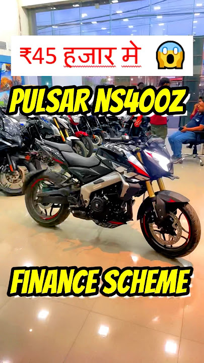 2024 Bajaj Pulsar NS400Z : Price, Finance, EMI, Down Payment | #bajaj #pulsar #black #ns400 #shorts