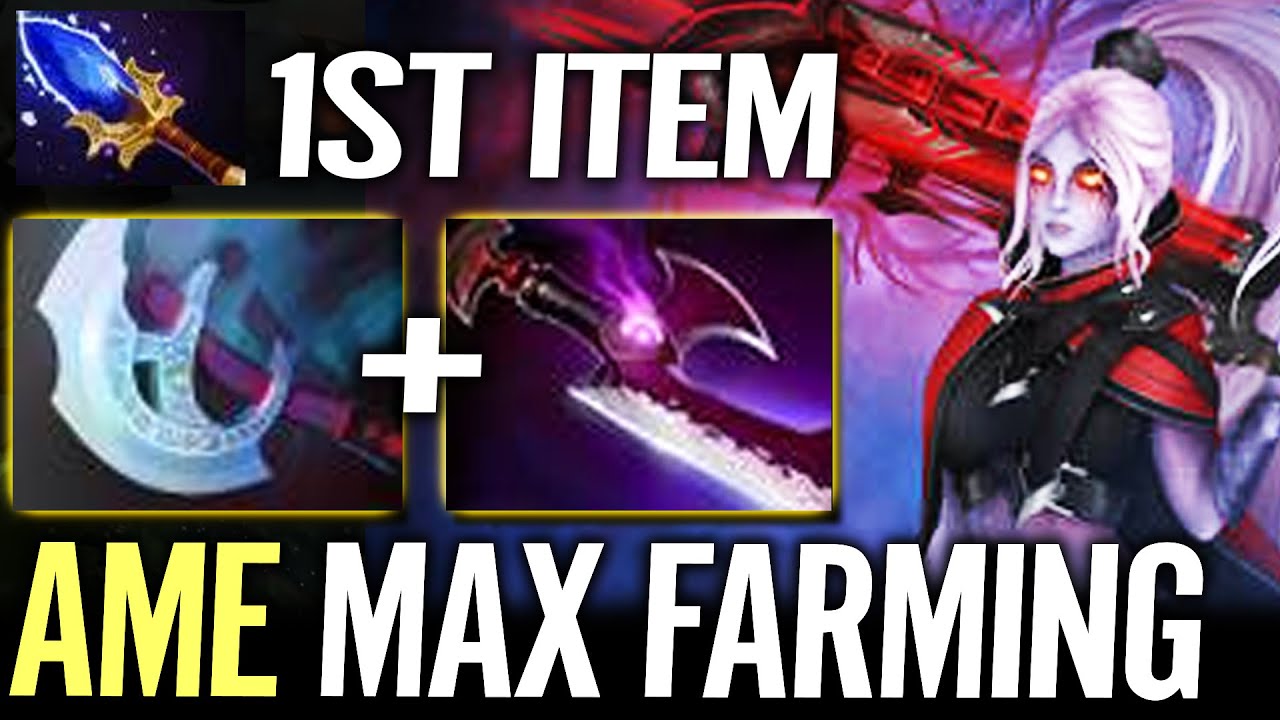 AME Rampage Drow Ranger Dota 2 Gameplay Max Farming 1st Item Aghanim's ...