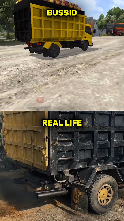 BUSSID VS REAL LIFE‼️TRUK CANTER KALIMANTAN👆 #shorts #bussid #trukcanter