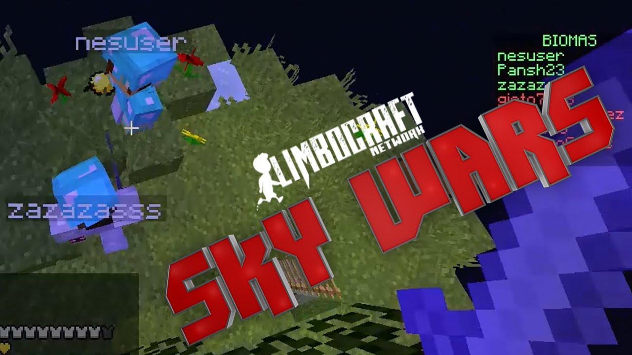 Mueran!! | Limbocraft | Minecraft Server Skywars no premium 1.8 - YouTube