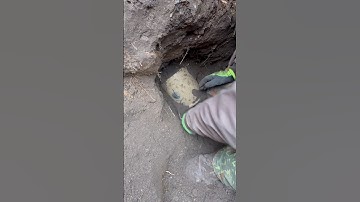 HUGE antique object found buried deep underground!