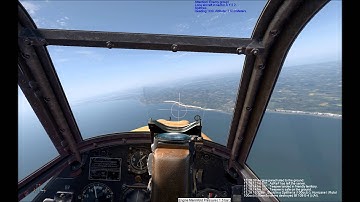 Cliffs of Dover: Burning Spitfire