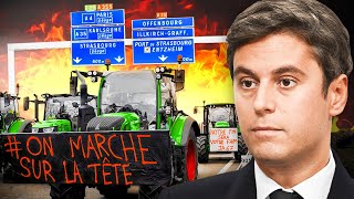 La France bloquée après les annonces de Gabriel Attal aux agriculteurs
