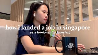 How I Landed a Job in Singapore as A Foreigner (Indonesian) 2023 screenshot 1