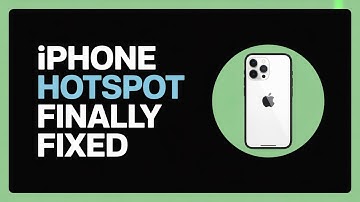 How to Fix Hotspot Not Working on iPhone iOS 18 | Full Guide 2025