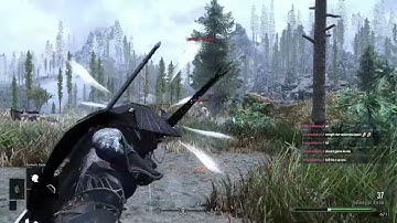 Ray Tracing Reshade + DLSS Quality 400+ mods I Stream Highlight 1 I Skyrim SE Next Gen 2023 #shorts